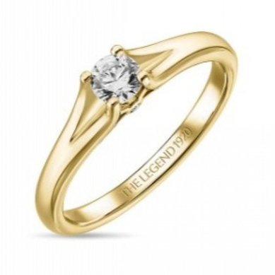 Помолвочное кольцо R01-SL06-020-G2-М12263 - Ювелирный бренд Московский ювелирный завод