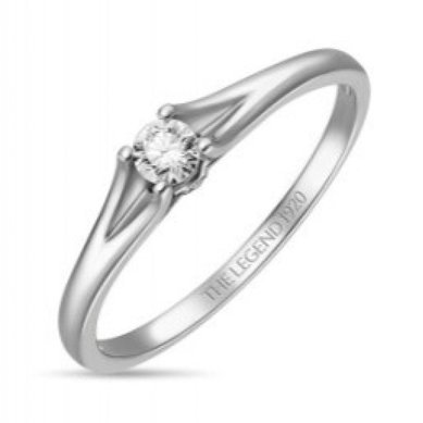 Помолвочное кольцо R01-SL06-015-G2-М12264 - Ювелирный бренд Московский ювелирный завод