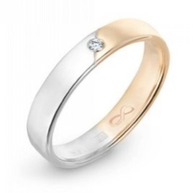 Обручальное кольцо R01-WED-00016-М12271 - Ювелирный бренд Московский ювелирный завод